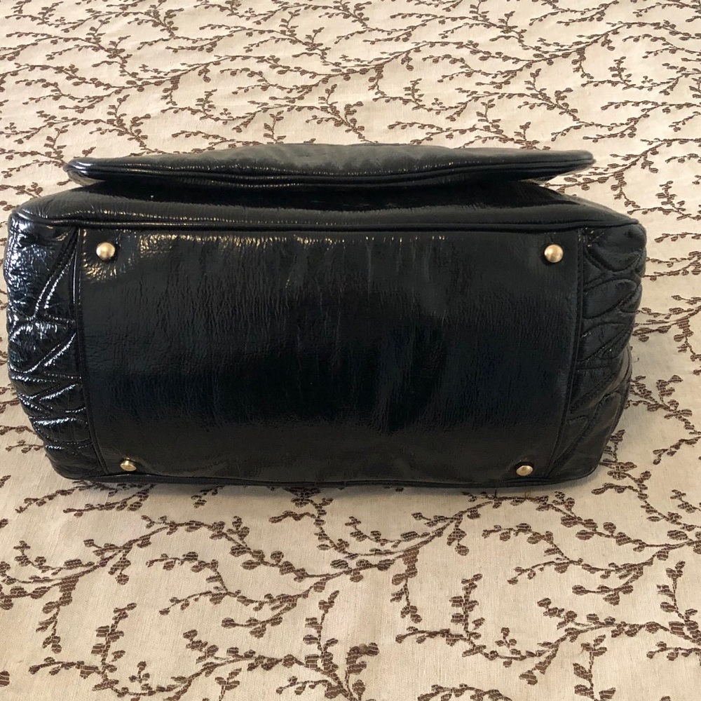 Chanel black patent leather rock chain accordion - Picture 6 of 16
